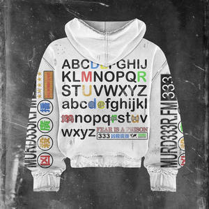 Heather Grey DTG Print Custom <b>Graphic</b> Streetwear French Terry Cotton Oversized <b>Zip</b>-<b>Up</b> <b>Hoodie</b> for Unisex Autumn - Product Image 2