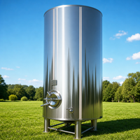 Réservoir de stockage en acier inoxydable de qualité alimentaire Tonsen 1000L-50 000L, grand bac de stockage de liquides pour usine laitière, jus, huile, boissons