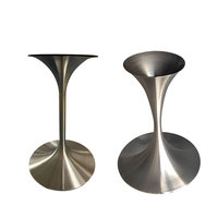 Accessoires de pieds de table ovales et coniques en acier inoxydable 304 haut de gamme, personnalisés, en forme de soucoupe volante, fabriqués par repoussage de tôle