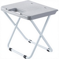 Tabouret de camping pliable en métal léger et écologique, chaise portable pour adulte, petit tabouret, pouf, banc pour usage domestique