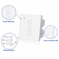 YUSHUN YC720-01FD 24V 20A Receptor en Cascada de Alta Potencia, Control Remoto RF para Caja de Pared 86, para Cortinas y Ventanas con Múltiples Motores