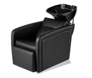 Silla de Barbero Negra de Estilo Moderno, Hidráulica, Profesional, Juego de Equipos de Belleza para Salón de Peluquería, Muebles de Luxmars - Product Image 4