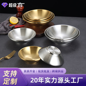 Stainless Steel Bowl Set Stackable Microwave Safe For Noodle Rice Soup Salad Kitchen Use - Product Image 3