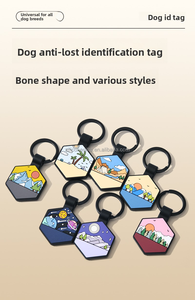 Pelacak Tag Hewan Peliharaan Logo Kustom, Enamel Peredam, Kode QR, Cetakan Pribadi, Baja Tahan Karat, Karet Silikon Tahan Tarik, Tali untuk Anjing Ukuran <span class=keywords><strong>S</strong></span>/M/L - Product Image 4