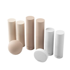 Dập nổi Debossed Logo HDPE xi lanh chăm sóc da Bao bì thiết lập Lotion chai bơm phun 30ml 50ml 80ml chai nhựa - Product Image 5
