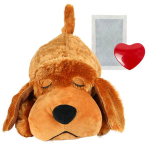 Yeni tasarım Pet anksiyete kabartma ve sakinleştirici oyuncak yavru köpek kalp atışı doldurulmuş oyuncak köpekler için - Product Image 4