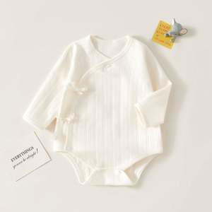 Body de Bebé Liso, Ropa de Recién Nacido de 0 a 24 Meses, Mono de Color Sólido, Ropa de Bebé Recién Nacido, Bodies de Algodón para Bebé - Product Image 4