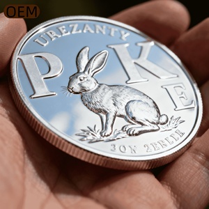 Moneta Commemorativa Religiosa in Peltro Placcato con Design di Gesù Cristo, Spirito e Salmi, per Collezionismo e Regalo - Product Image 1