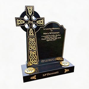 Lápida de Granito con Cruz Personalizada: Monumento que Combina Religión y Arte, Piedra Conmemorativa con Cruz - Product Image 4