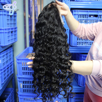 Xyshair Wig Rambut Keriting Tanpa Diproses Mentah, Wig Gelombang Longgar Frontal Renda Swiss 13*4, Wig Rambut Manusia Brasil Pabrik Langsung