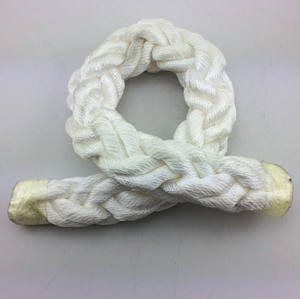 <span class=keywords><strong>Cordage</strong></span> d'amarrage et de remorquage marin en <span class=keywords><strong>polyamide</strong></span> tressé blanc à <span class=keywords><strong>8</strong></span> brins, 48 mm, enroulé en bobine, pour bateaux et navires - Product Image 5