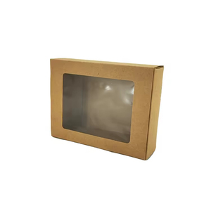 Nhà sản xuất vuông hình chữ nhật <span class=keywords><strong>carton</strong></span> giấy các tông Ngăn Kéo Thủ Công Hộp quà tặng với cửa sổ rõ ràng phía trước để đóng gói - Product Image 2