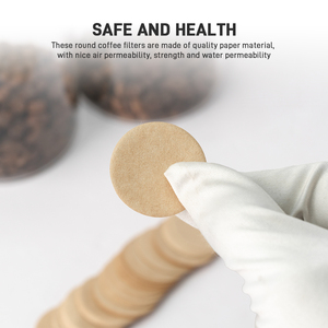 100 filtres en papier de remplacement 32mm compatibles avec les dosettes de café Lavazza <span class=keywords><strong>Illy</strong></span> papiers filtres jetables ronds - Product Image 6