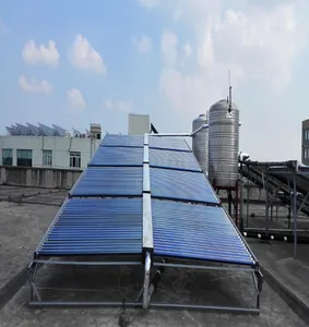 Вакуумный трубчатый солнечный коллектор с резервуаром для воды из нержавеющей стали от 100 до 5000 л для проекта солнечного нагрева воды