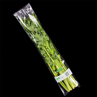 Sacs Opp pris en charge par impression de logo pour sac en plastique d'emballage de légumes frais
