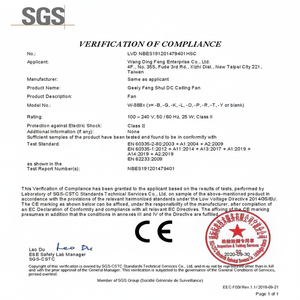 Ventilador de techo DC - Product Image 1