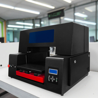 Printer Inkjet UV Flatbed Siman Ukuran A3 Terbaru, Pendingin Udara, Print Head XP600, Ukuran Maksimum 33x60cm, 4800 DPI untuk Tabung Telur