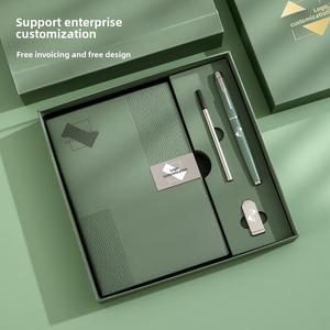 Carnet personnalisé avec logo, nouveau coffret cadeau transfrontalier avec tasse isotherme à surface douce, journal souvenir A5/A6, 100 feuilles de papier - Product Image 2