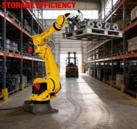 Système robotique FANUC R-2000iC/210L à 6 axes, charge utile de 210 kg, répétabilité de ±0,05 mm pour le transfert de matériaux lourds, la distribution et le soudage