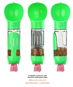 Vente en gros de bouteilles d'eau pour chien 4 en 1, <span class=keywords><strong>accessoires</strong></span> pour <span class=keywords><strong>chat</strong></span>, distributeur de boisson, bouteille d'eau portable pour chien avec sac à crottes - Product Image 5