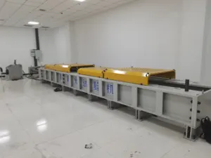 Xinguang marca 600kn filo idraulico orizzontale macchina di prova di trazione grande spazio di allungamento