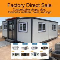 Maßgefertigtes Modulares Containerhaus OEM ODM Flexibles Layout Flachdach Satteldach Schrägdach 20FT 40FT Tragbares Zuhause
