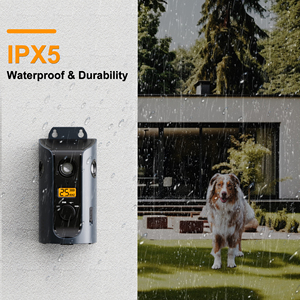 Dispositivo de Control Antiladridos Recargable con Panel Solar, 3 Modos de Conversión de Frecuencia Ultrasónica, Entrenamiento para Perros, Plástico - Product Image 6