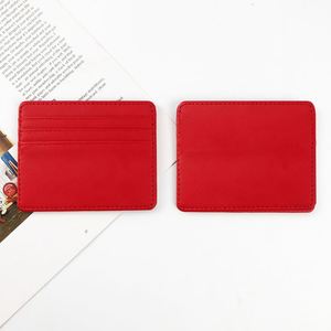 Custom Logo Low MOQ Promotion Item PU Credit <b>Cards</b> <b>Holder</b> Slim PU Leather <b>Card</b> <b>Holder</b> <b>Wallets</b> Can - Product Image 5
