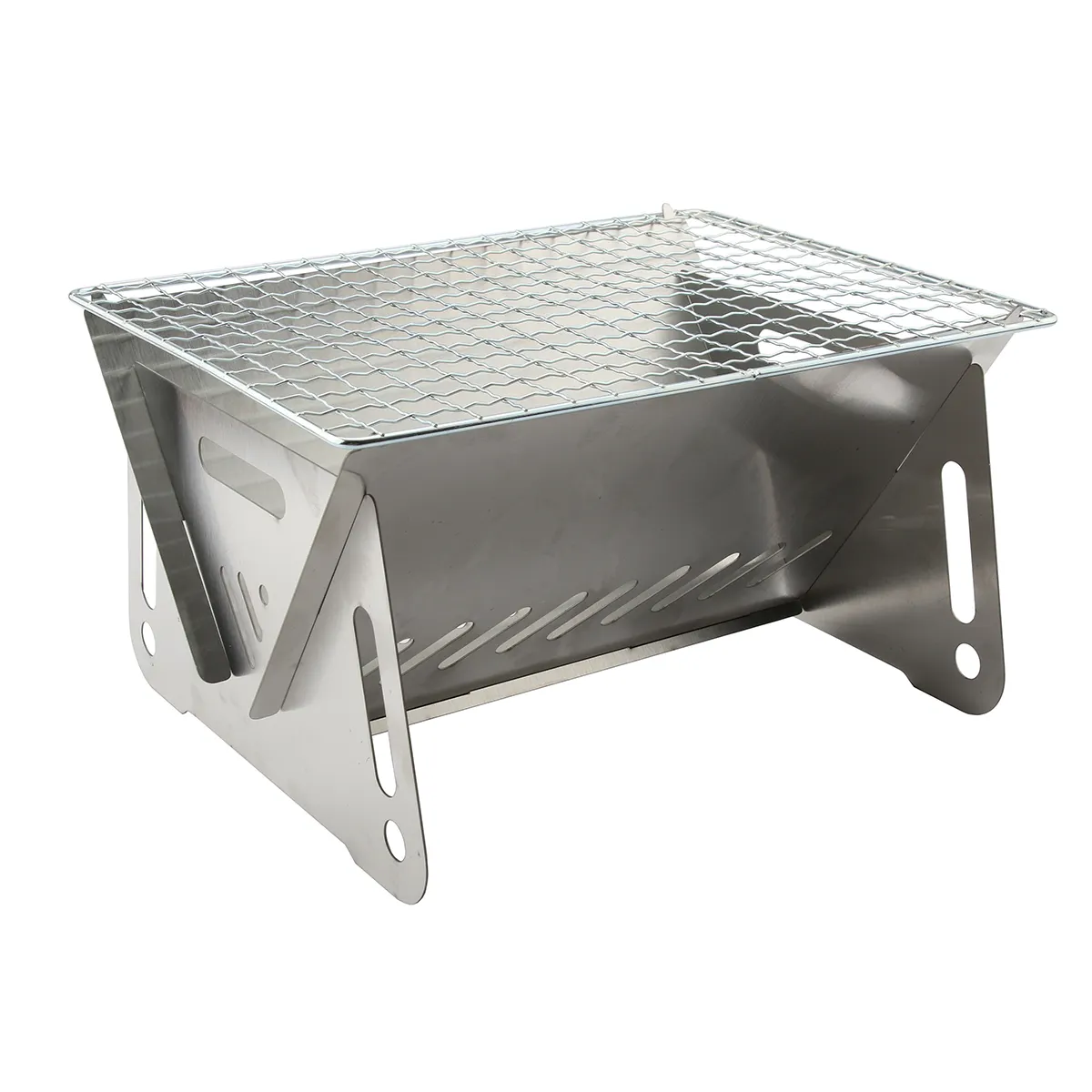 Table de brûleur sans fumée en acier inoxydable de gril de Barbecue de charbon de bois extérieur portatif de RQ-8121 pour le gril de BBQ