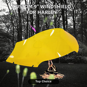 CW-WIN028 mondiale personnalisée <span class=keywords><strong>pare</strong></span>-<span class=keywords><strong>brise</strong></span> en polycarbonate à revêtement dur de 9 "pour Touring Road Glide FLHTR 2015-2023 nouveau - Product Image 3