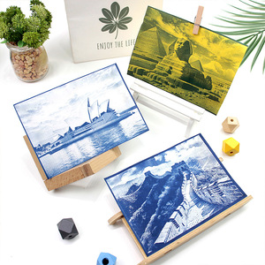 Kit de cyanotype pour impression bleue, série Architecture, avec film et papier de développement solaire, kit DIY avec tutoriel, pour huit bâtiments majeurs internationaux - Product Image 6