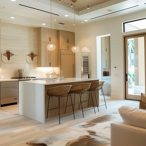 Vermonhouzz toàn bộ nhà đặt toàn bộ nội thất hiện đại mở toàn bộ nhà bếp đơn giản nhà bếp hiện đại đảo đặt - Product Image 2