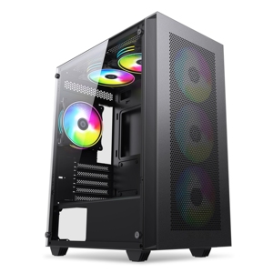 Meilleure vente panneau latéral Micro ATX RGB PC Case Desktop USB 3.0 Pc Cabinet <span class=keywords><strong>Gaming</strong></span> Computer Cases Towers for Desktop - Product Image 2