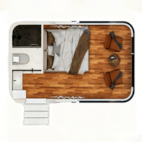 Maison préfabriquée en capsule spatiale personnalisable, résidence modulaire, utilisation optimale de l'espace, micro-maison minuscule, hôtel 5,6*3,2*3,2m
