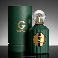 Botol Parfum Kaca Mewah Gaya Dubai 100ml Botol Parfum Merah Matte Kustomisasi Tersedia Sampel Gratis Botol Parfum OEM