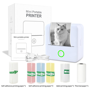 Impressora Térmica <span class=keywords><strong>Mini</strong></span> Criativa de Alta Qualidade com Suporte para Conexão WiFi, Impressora Portátil de Etiquetas para Pequenos Negócios - Product Image 2