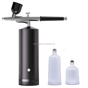 Kit d'aérographe professionnel portable sans fil avec compresseur d'air USB, pistolet pulvérisateur pour maquillage, nail art, salon de coiffure, coloration de gâteaux - Product Image 1