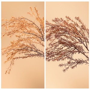 CallaFloral Fleurs artificielles séchées effet givré, plantes aquatiques, beige marron, décoration de mariage, légères, en PVC souple - Product Image 3
