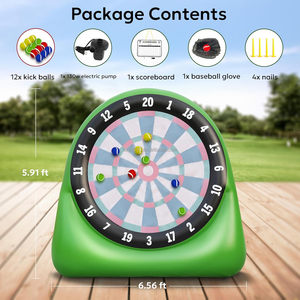 Inflatable bóng đá Bảng Phi Tiêu khổng lồ đá phi tiêu trò chơi ngoài trời sân sau Trò chơi đối với trang chủ - Product Image 5