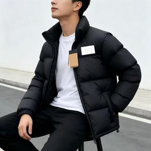 Veste d'hiver rembourrée brillante pour homme, coupe courte, zippée, de haute qualité, style OEM, pour l'extérieur, pour <span class=keywords><strong>North</strong></span> City - Product Image 6
