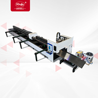 Machine de découpe laser à fibre métallique pour tubes, système de contrôle CNC Cypcut, prend en charge les formats AI BMP PLT, Hiwin avec 12000W