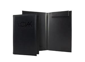 Porte-ordres de restaurant noir pour fabricants, présentoir de reçus pour restaurants, bars et clubs - Product Image 3