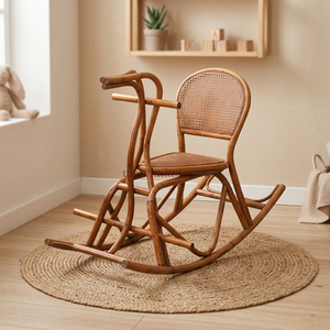 Silla Mecedora de Ratán Hecha a Mano con Forma de Animal para Dormitorio y Sala de Estar - Product Image 3