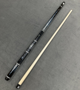 ไม้คิวพูลแบบสองชิ้น JFLOWERS JF40‑19 ลายดาวประดับเมเปิล หัวคิวขนาดใหญ่ทำมือ สำหรับเล่นพูลจีน 8 ลูก - Product Image 1