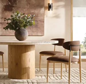 Sassanid New présente la <span class=keywords><strong>table</strong></span> de salle à manger ronde Mizu au design japonais et scandinave - Product Image 5