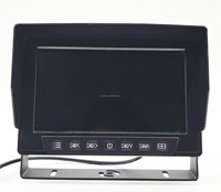 Moniteur divisé IP69 étanche 7 pouces Quad 4 canaux pour camion bateau LCD TFT télécommande RGB conçu pour le système de caméra de recul