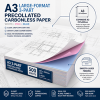 Papier copie A4 de qualité supérieure, 100% pâte de bois vierge, haute luminosité, 80 g/m², blanc, lisse, impression recto verso, pour documents d'entreprise