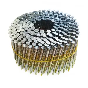 15 Degree Screw Shank Pallet Coil Nails For Wood Pallet Factory