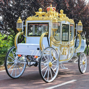 Kereta Listrik mewah/kereta listrik royal dekorasi pernikahan kereta pengangkut spesial untuk dijual - Product Image 2