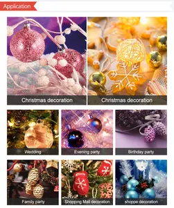 Farbige bruchs ichere Baum hängen Bälle Dekor Großhandel Kunststoff Dekorationen Ornamente Weihnachts kugel